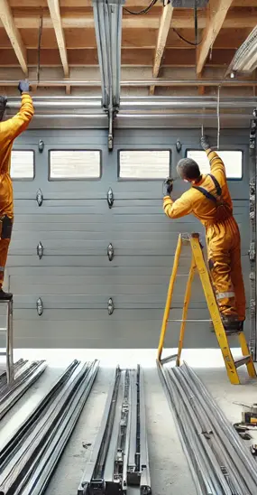install garage door